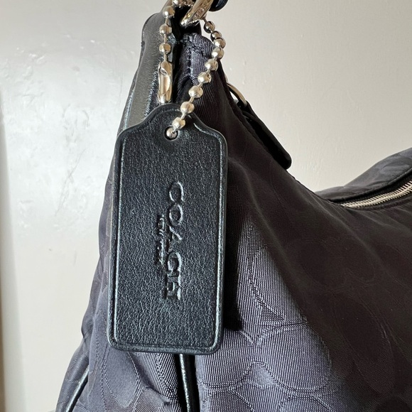 COACH Black Signature Hobo Bag - Picture 2 of 5
